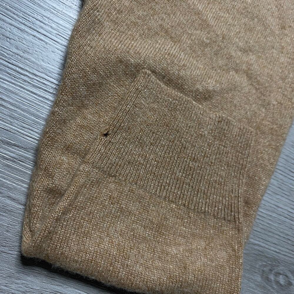 Charter Club Cashmere Sweater Set Pants Medium Light Brown Oatmealish - Picture 5 of 11